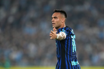 Lautaro Martínez marcó 22 goles en la temporada (AP Foto/Andrew Medichini)