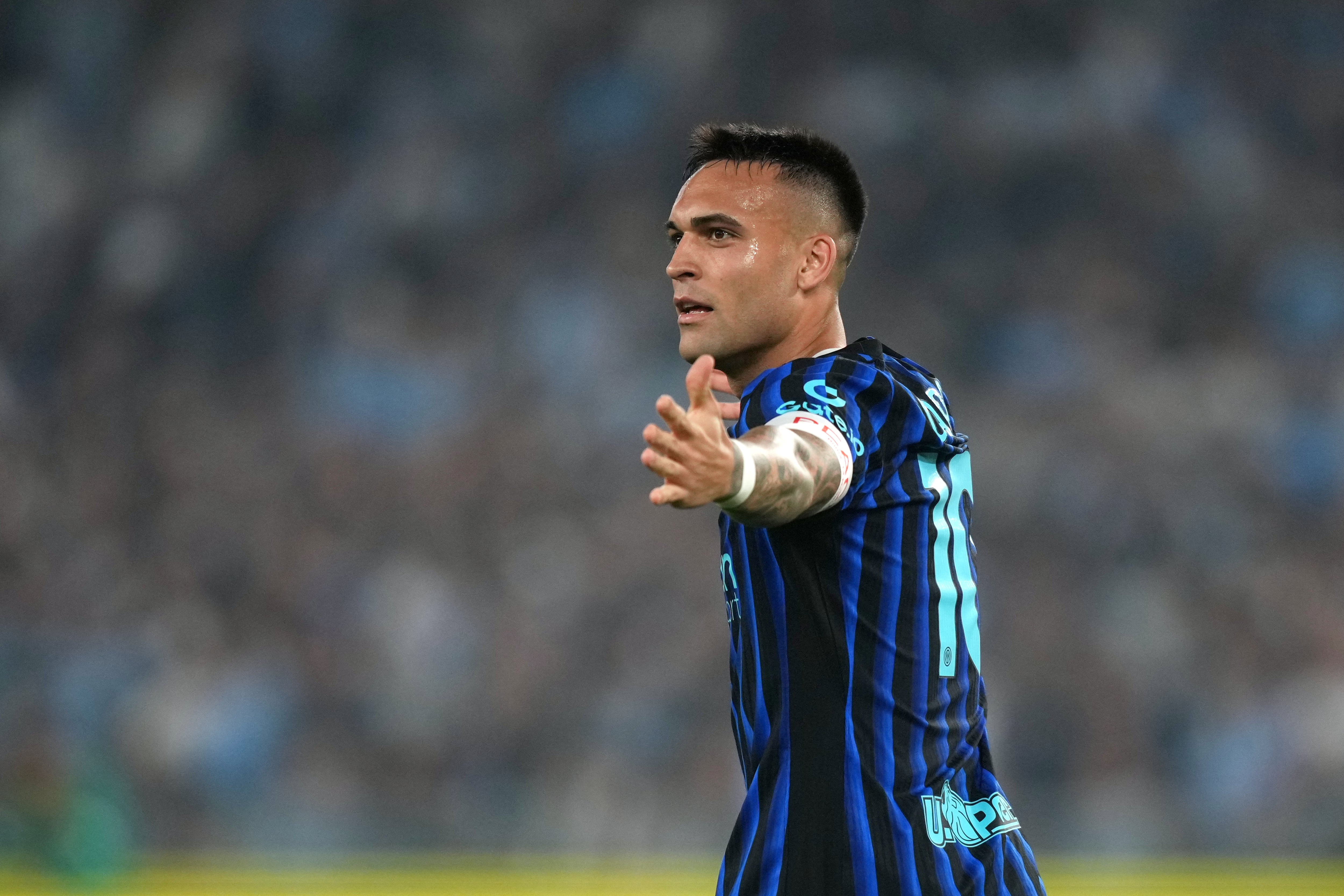 Lautaro Martínez marcó 22 goles en la temporada (AP Foto/Andrew Medichini)