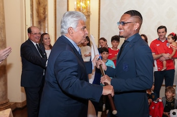 José Raúl Mulino destaca que la clasificación al Mundial 2026 marca uno de los momentos más altos en la historia futbolística de Panamá. (Cortesía: Astrid Salazar)