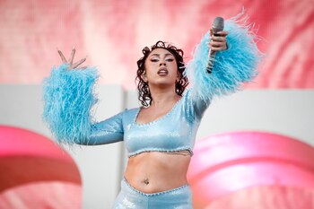 La cantante Kali Uchis se