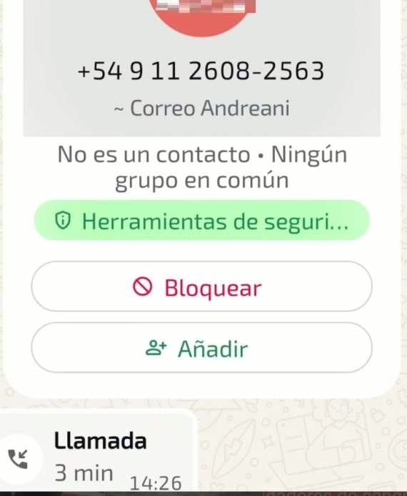 La imagen que compartió Arabda (Foto: Mendoza Today)