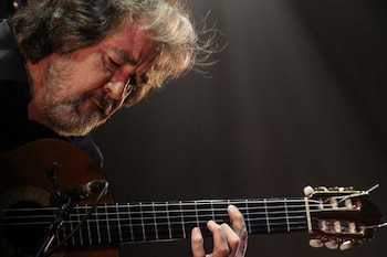 Rafael Riqueni, guitarrista flamenco.