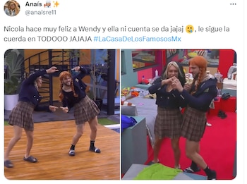 Nicola y Wendy sorprendieron al