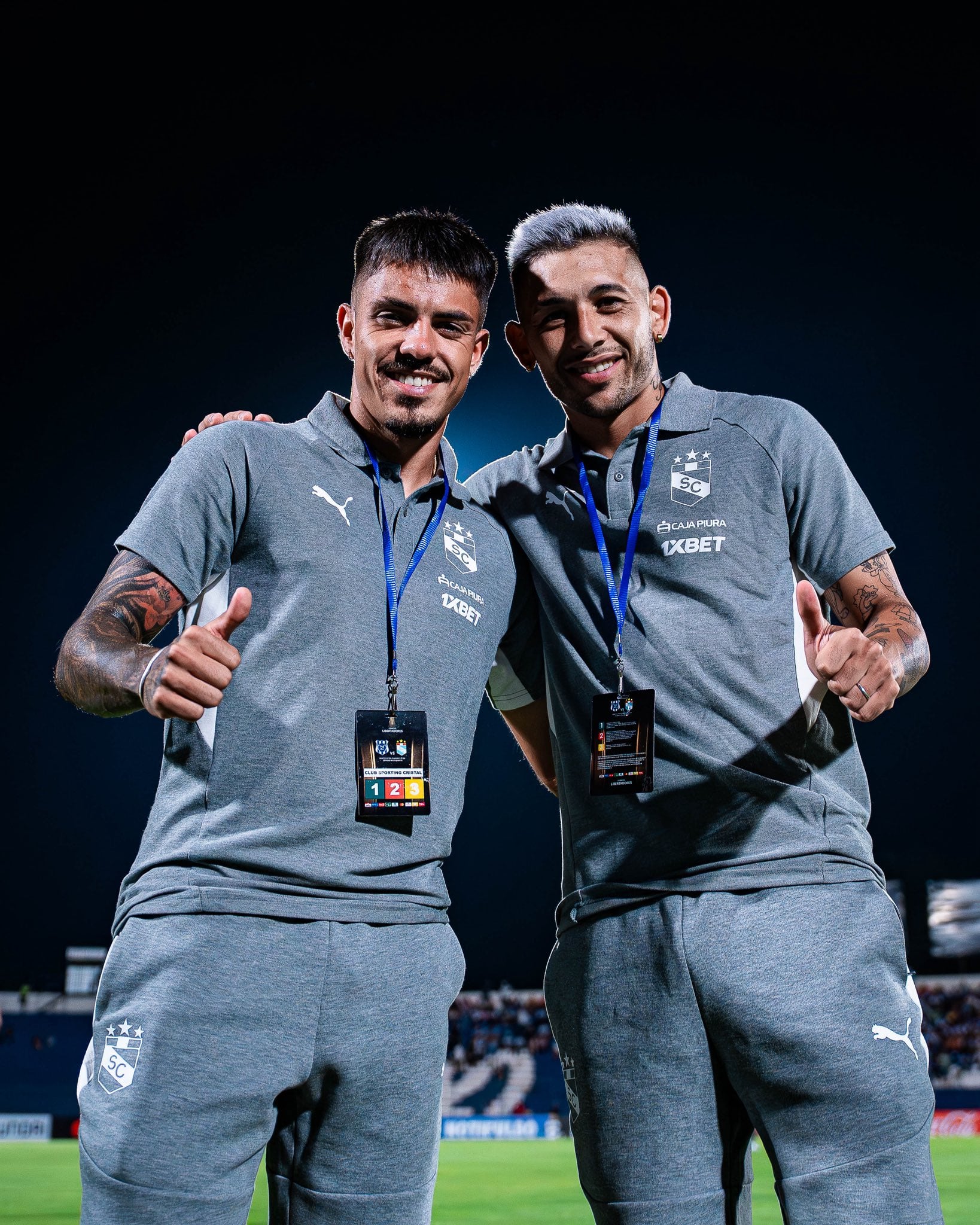 A equipe do Sporting Cristal já entra em campo para o confronto do dia 2 de maio.