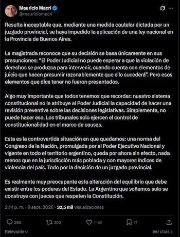 Mauricio Macri - Tuit