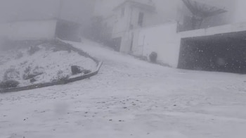 Las fuertes nevadas dejaron a