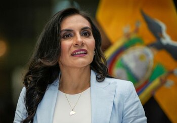 La vicepresidenta de Ecuador, Verónica