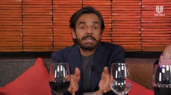 Eugenio Derbez durante su entrevista