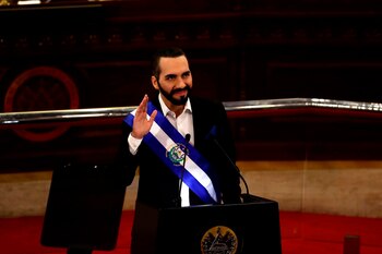 El presidente salvadoreño, Nayib Bukele: