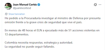 Esta fue la denuncia de