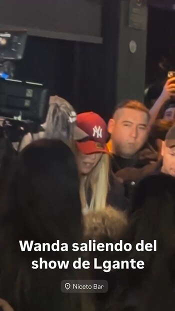 La presencia de Wanda Nara