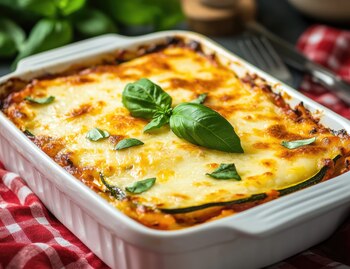 Lasaña de calabacín. (Adobe Stock)