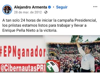 Alejandro Armenta formó parte del