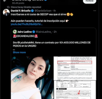 Así contestó Daniel Briceño a