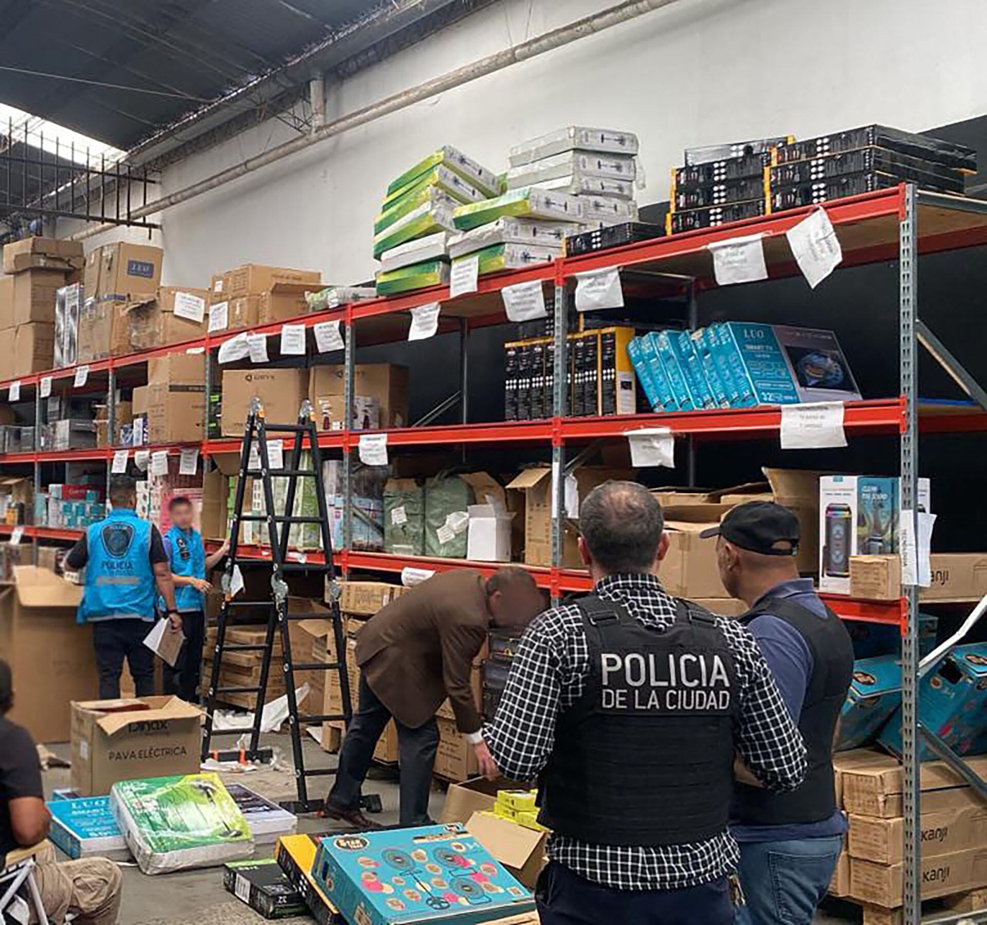 Los allanamientos estuvieron a cargo de personal de Policía de la Ciudad