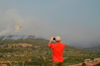 Un incendio en Extremadura. (Eduardo
