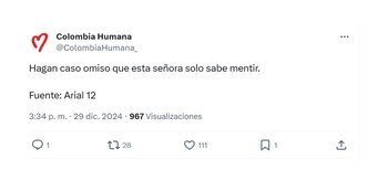 Este fue el mensaje con