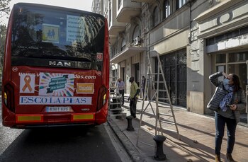 19/11/2020 Uno de los autobuses