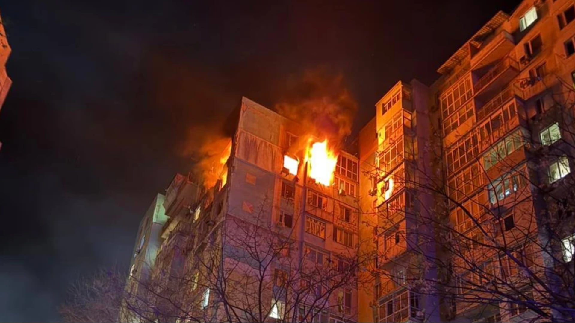 Odesa sufrió un bombardeo por parte de las tropas rusas en la madrugada de este viernes (Serhiy Lysak vía Telegram)
