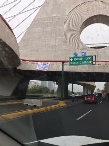 El mensaje fue puesto en