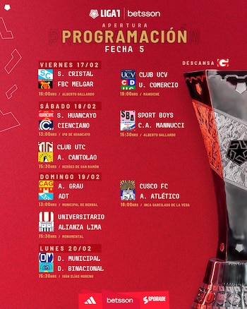 Programación completa de la fecha