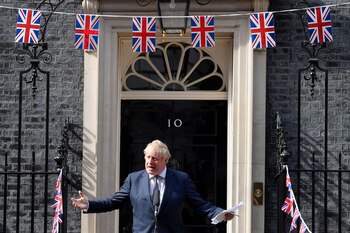 El primer ministro británico Boris