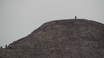 Tirador en Teotihuacán