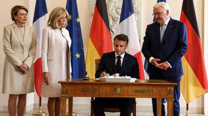 Macron y Steinmeier destacaron las relaciones entre Francia y Alemania: “Son una pieza central e importantes para Europa”
