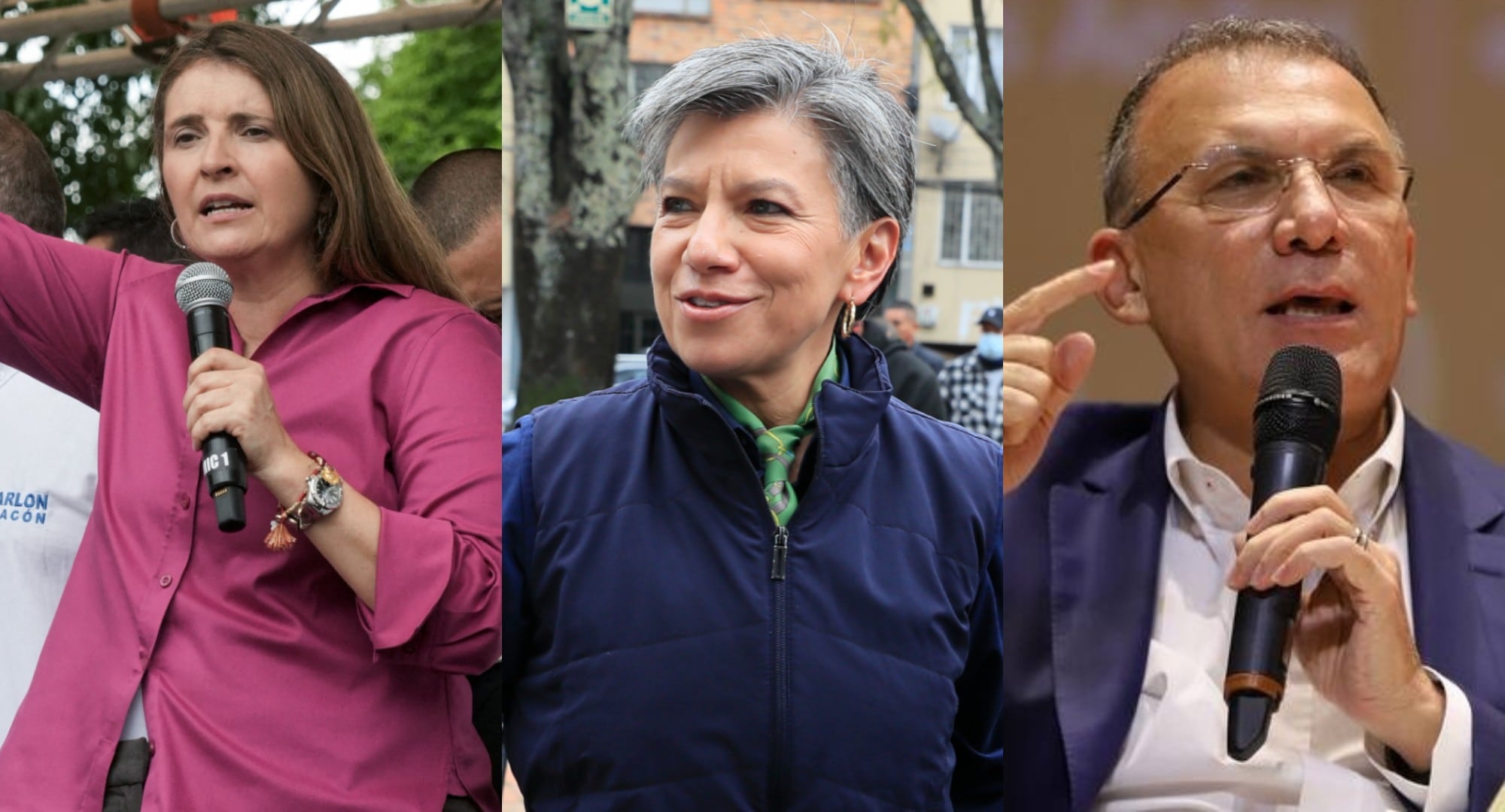 Paloma Valencia, Claudia López y Roy Barreras fueron los ganadores de las consultas interpartidistas - crédito Prensa Paloma Valencia/EFE/Colprensa