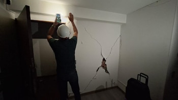 Los reportes por posibles afectaciones en viviendas aumentaron en Bogotá después del terremoto del 10 de agosto -crédito @IDIGER/X
