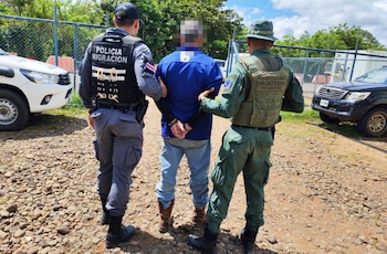 Un ciudadano salvadoreño buscado desde 2014 por un presunto delito de abuso contra una persona menor de edad fue detenido en Los Chiles, frontera norte de Costa Rica. Crédito: MSP