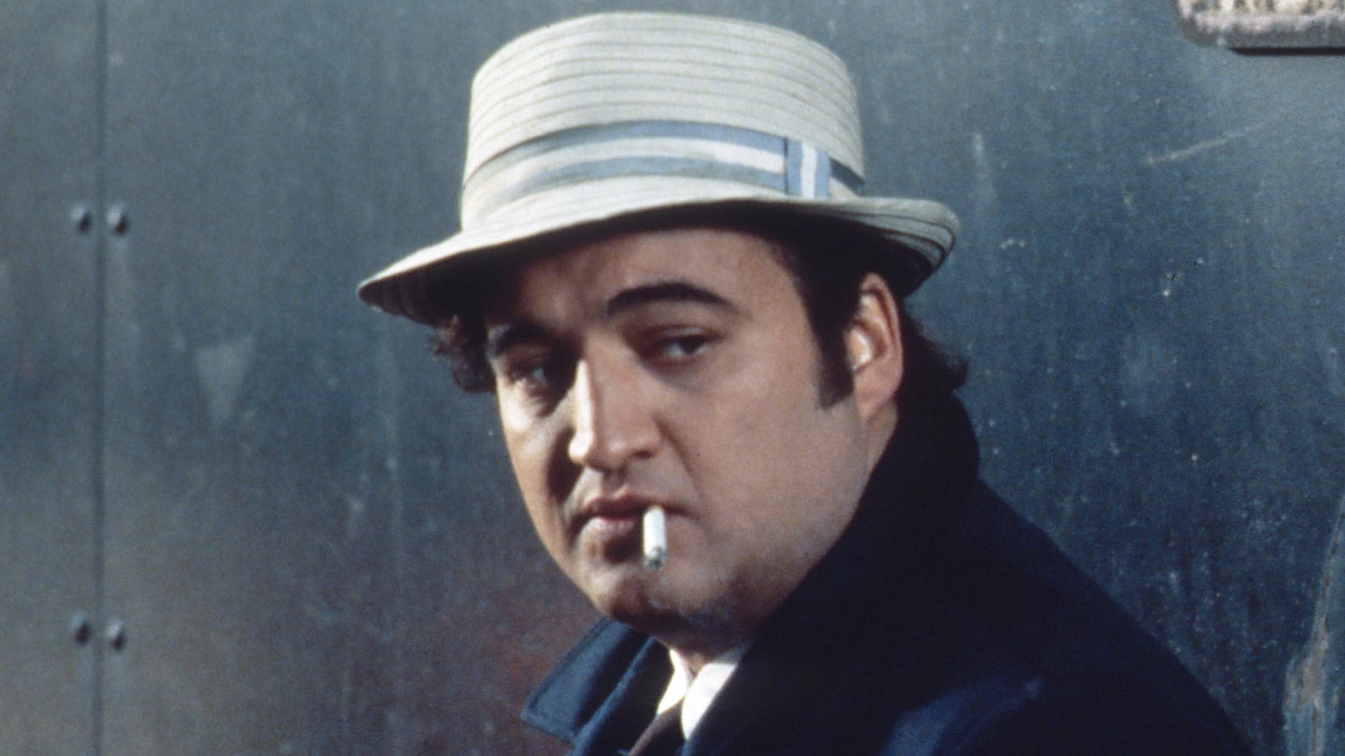 John Belushi en la película estrenada en 1981 y llamada Continental Divide. Un año antes de su muerte