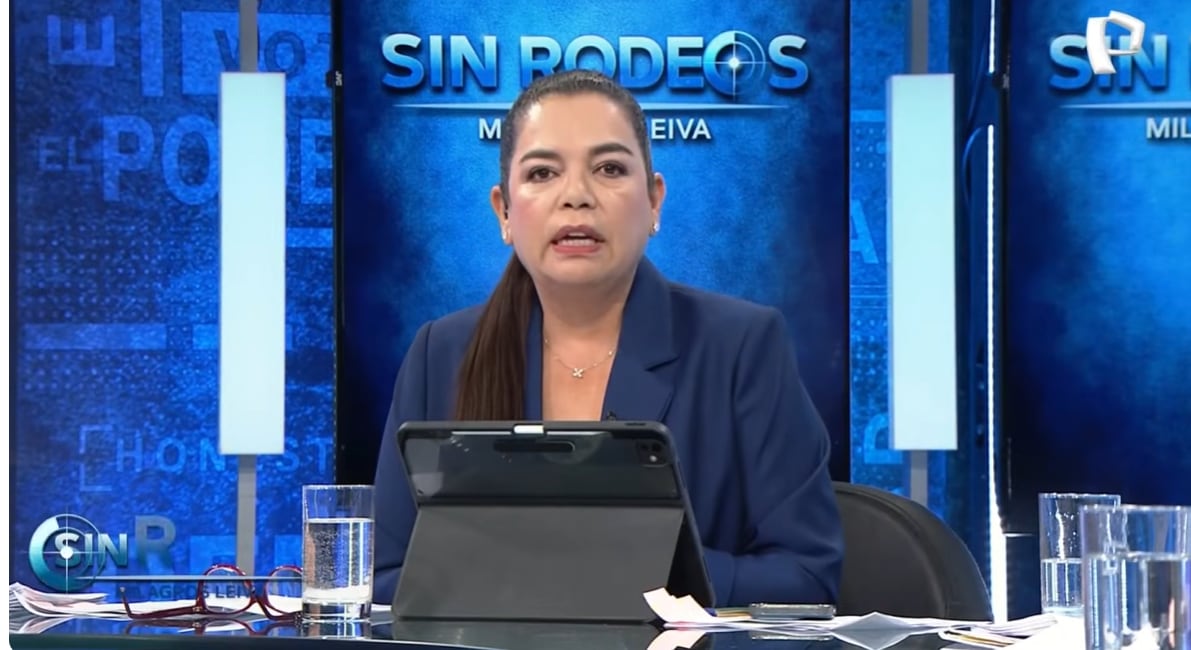 Milagros Leiva expresa su gratitud a Magaly Medina por la investigación del caso Lizeth Marzano durante su programa en vivo, destacando la importancia del trabajo periodístico. (Panamericana - Sin Rodeos)