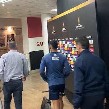 Navarro habló con la Policía