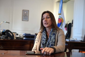 La ministra de Seguridad, Sabina