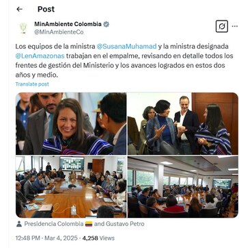 Ministerio de Ambiente confirmó que
