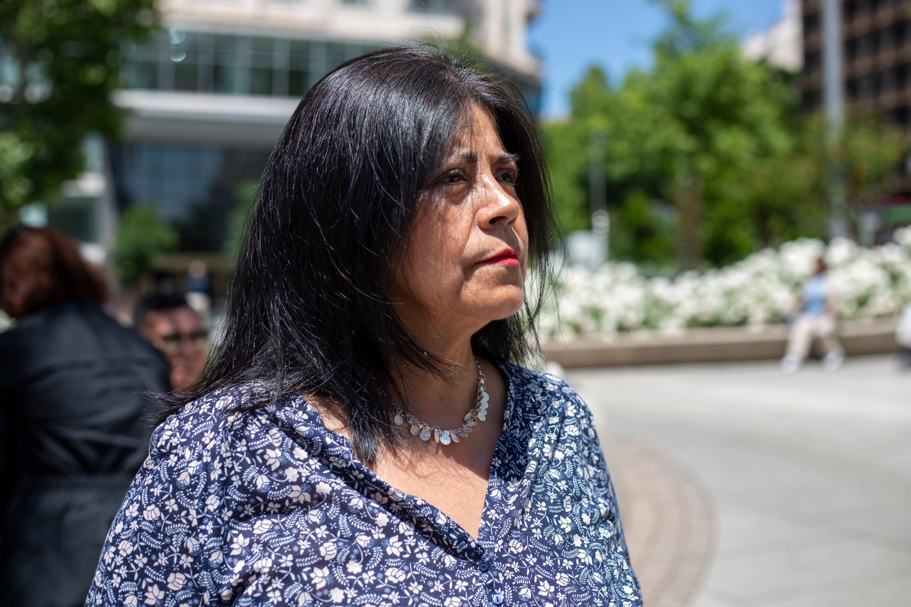 Elsa Riquelme en Madrid. (Helena Margarit Cortadellas / Infobae)