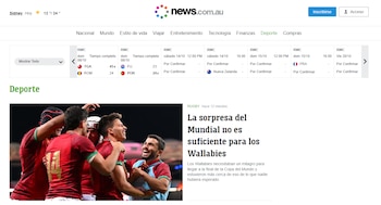 Así reflejaron la eliminación de