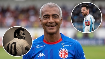 Romario sorprendió al elegir al mejor futbolista de la historia: su veredicto en la comparación entre Pelé y Messi