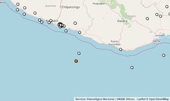Temblor reportado en Oaxaca. (SSN)