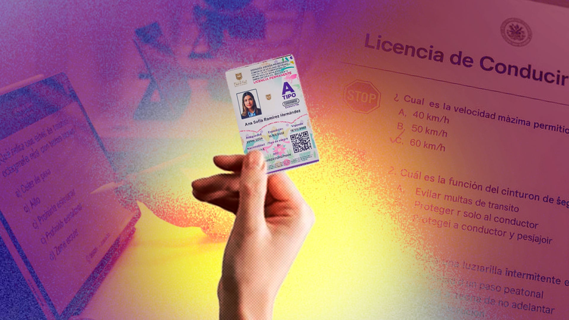 La calificación mínima para aprobar el examen de licencia permanente es de 8, con hasta dos intentos diarios permitidos. Crédito: Jesús A. Aviles/ Infobae México.