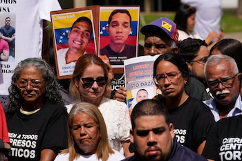 Familiares de presos políticos se