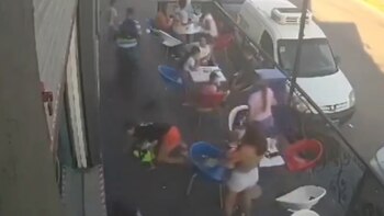 Una señora que llevaba a