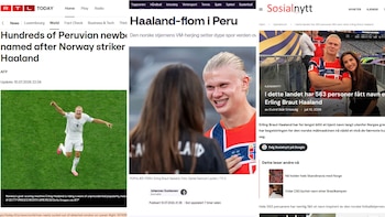 Sensación por Erling Haaland en Perú llega a Noruega y es destacado en medios de Europa
