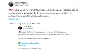 El presidente del Inai aseguró