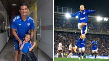 Pequeña hincha de Millonarios vaticinó el triunfo por 2 a 0 ante Deportes Tolima y hasta le acertó a los autores de los goles: “Sarita de la suerte”
