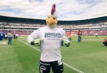 La mascota del Querétaro representa