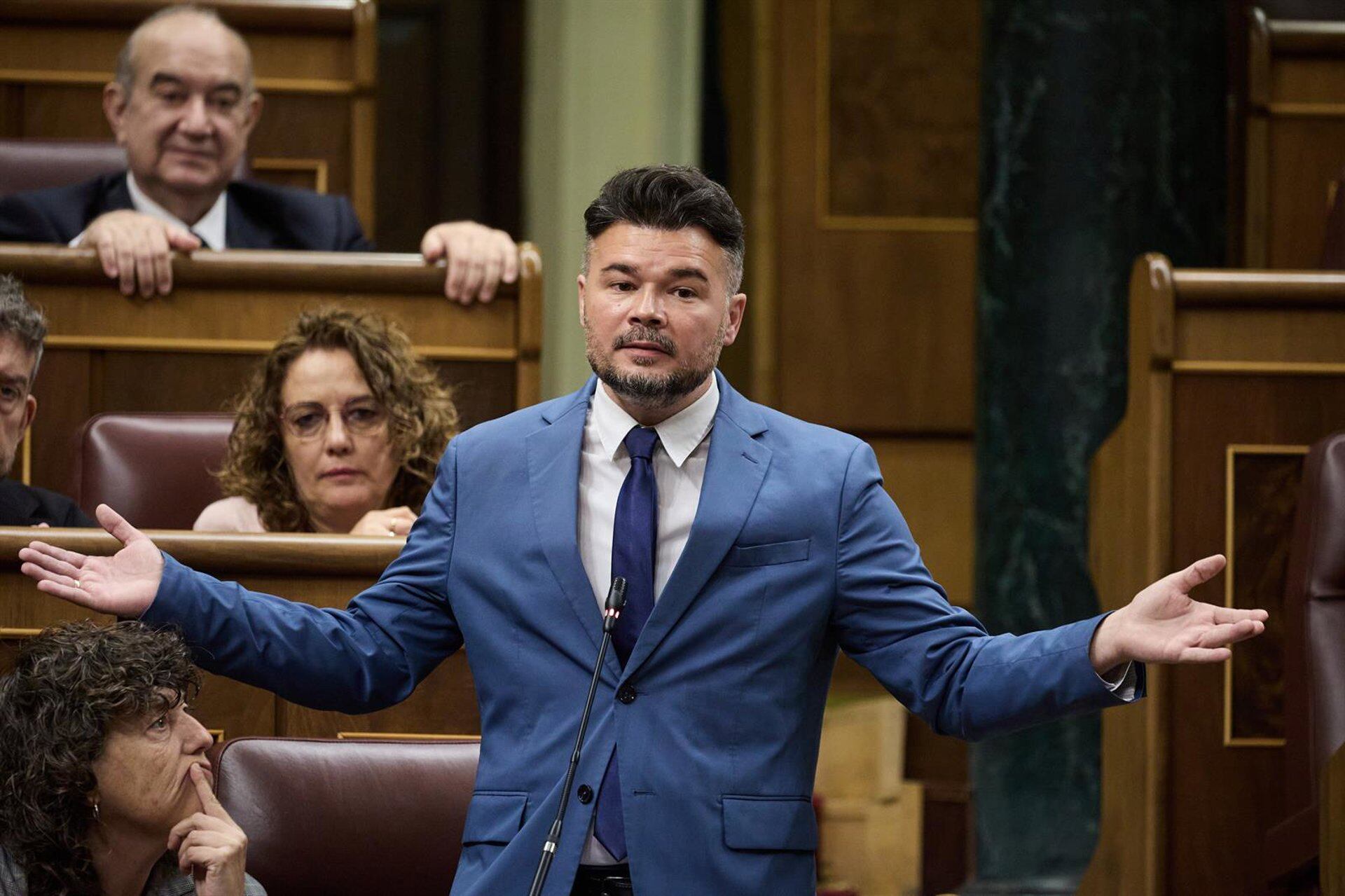 Gabriel Rufián en el Congreso de los Diputados (Europa Press)