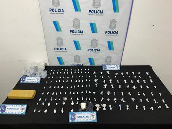 Cocaína secuestrada en el barrio