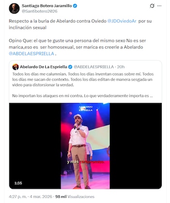 - crédito Santibotero2026/X